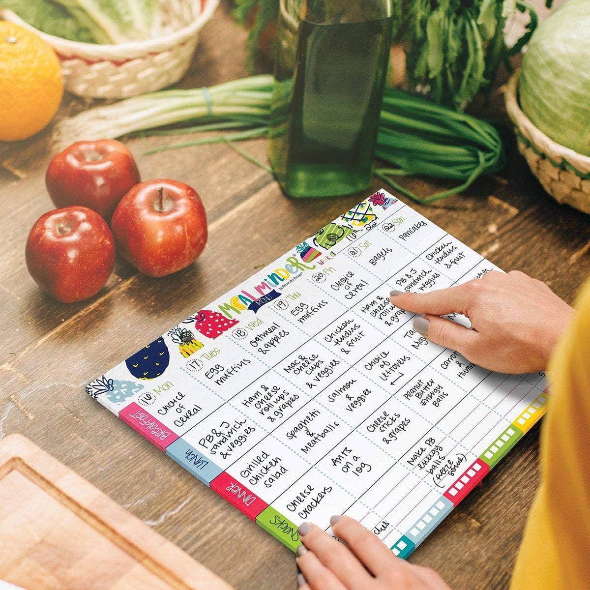52-Week Meal Minder® Weekly Menu Planner Pad | Open Stock