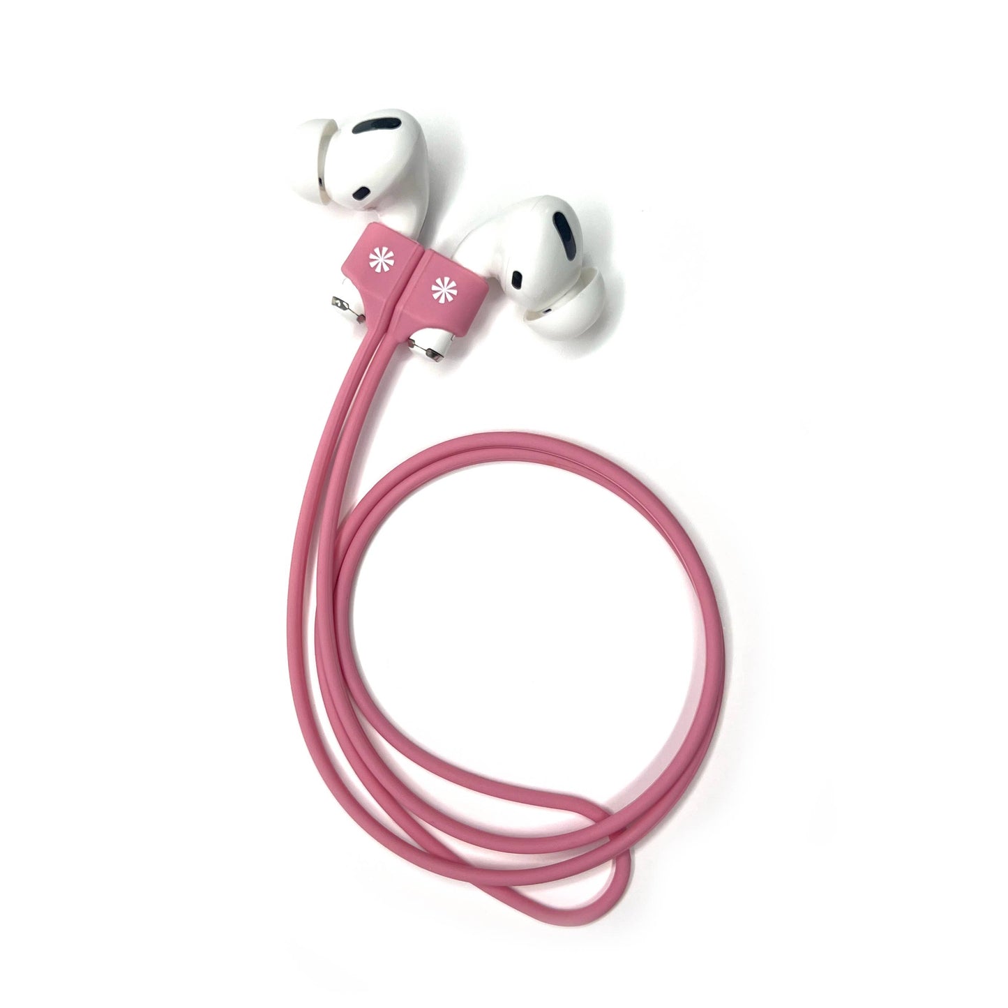 Pod Squad Set of 2 Earbud Tethers : Pink/Natural