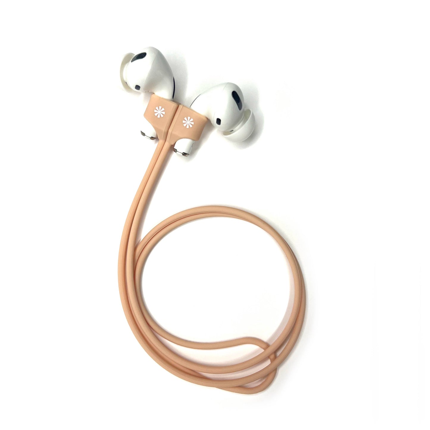 Pod Squad Set of 2 Earbud Tethers : Pink/Natural