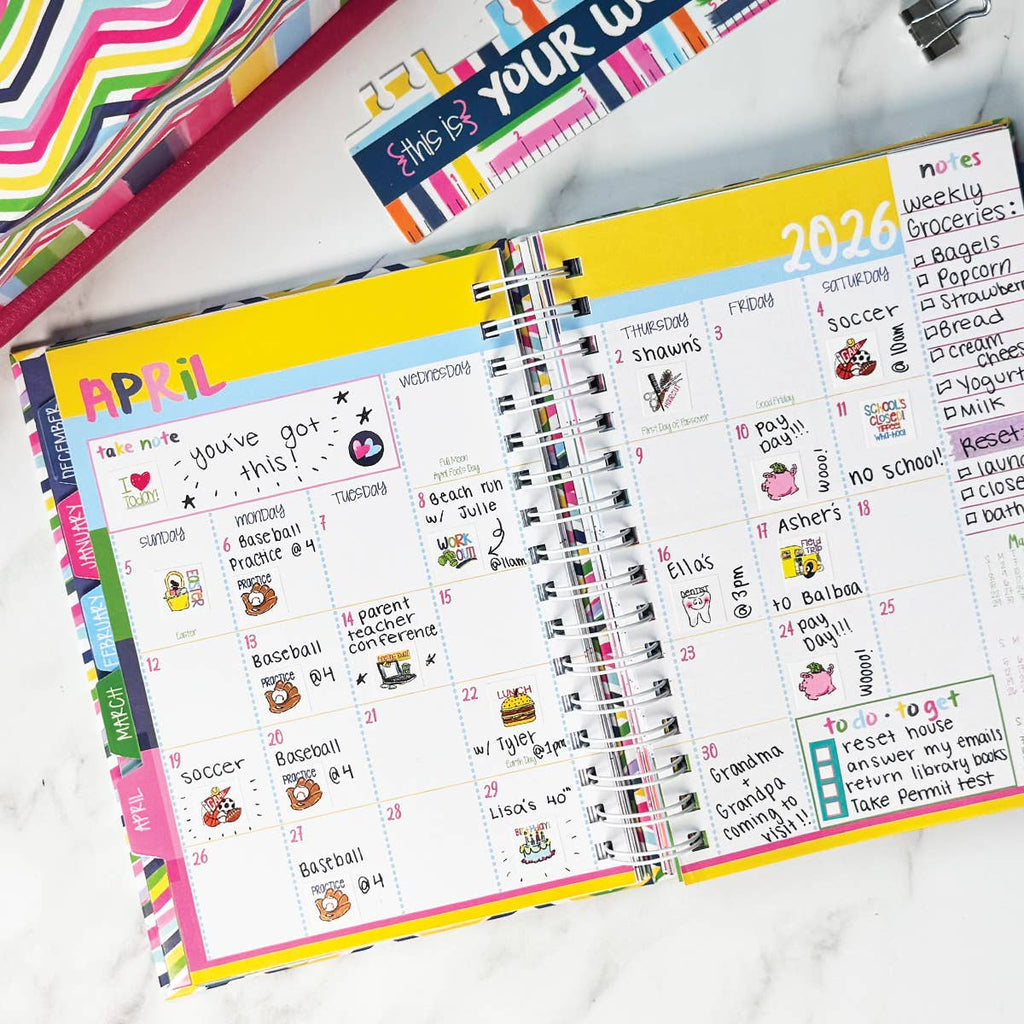NEW! Reminder Binder® Planner [Jan 26-June 27] | Open Stock