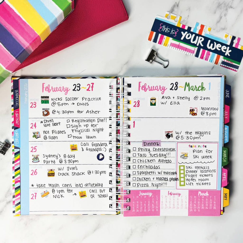 NEW! Reminder Binder® Planner [Jan 26-June 27] | Open Stock