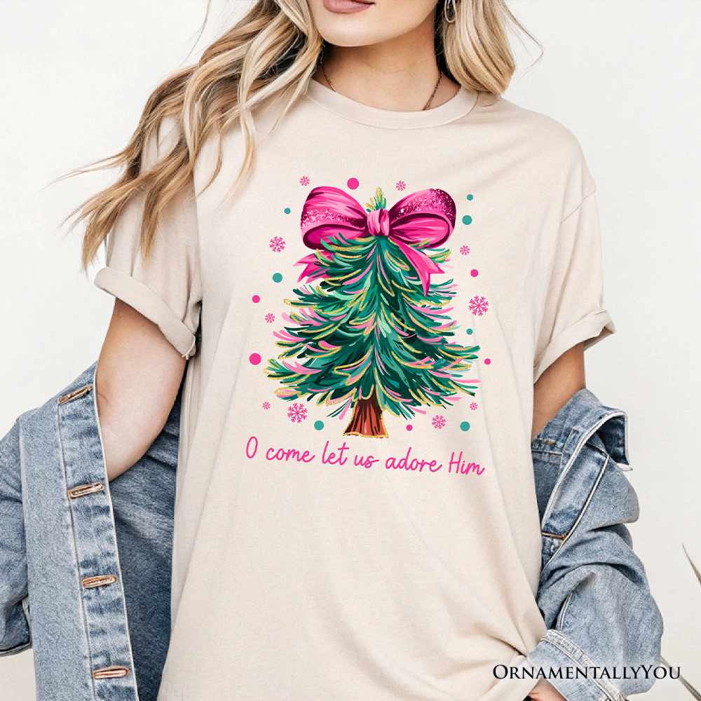 O Come Let Us Adore Him T‑Shirt