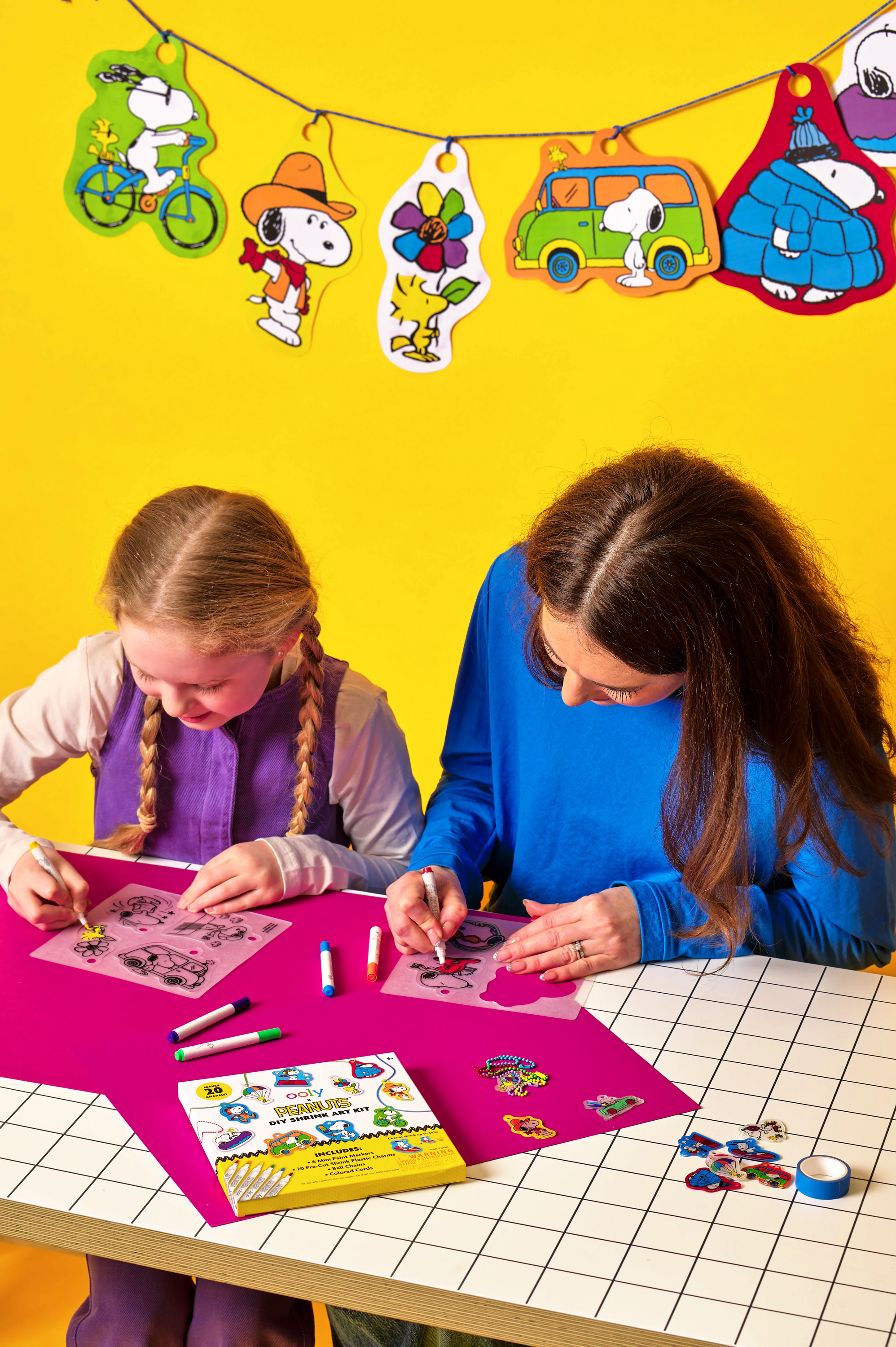 OOLY x Peanuts DIY Shrink Art Kit
