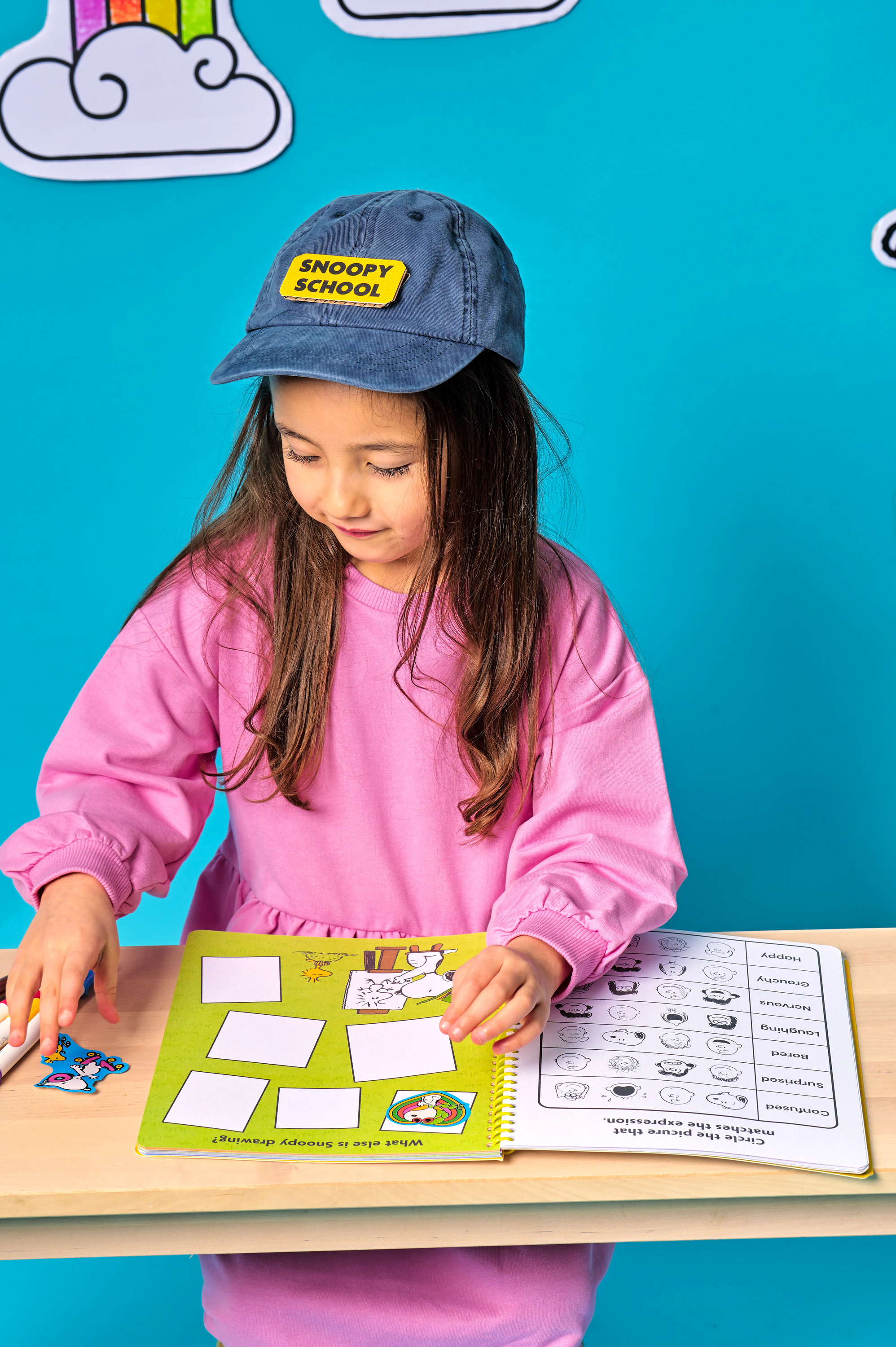 OOLY x Peanuts Activity Travel Kit & Double-Ended Markers