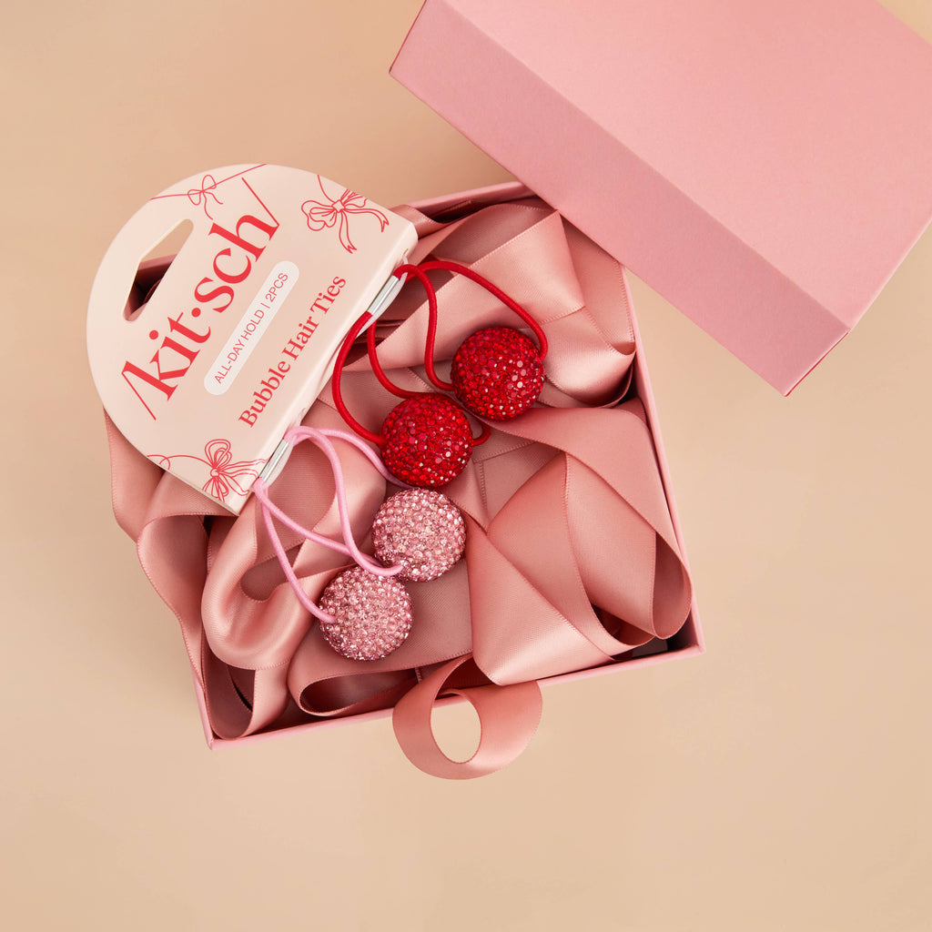 Holiday Bubble Hair Ties 2pc Set