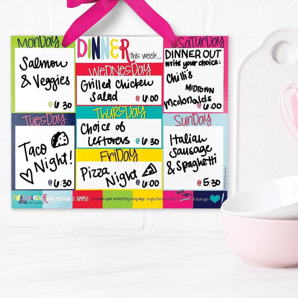 52-Week Meal Minder® Weekly Menu Planner Pad | Open Stock