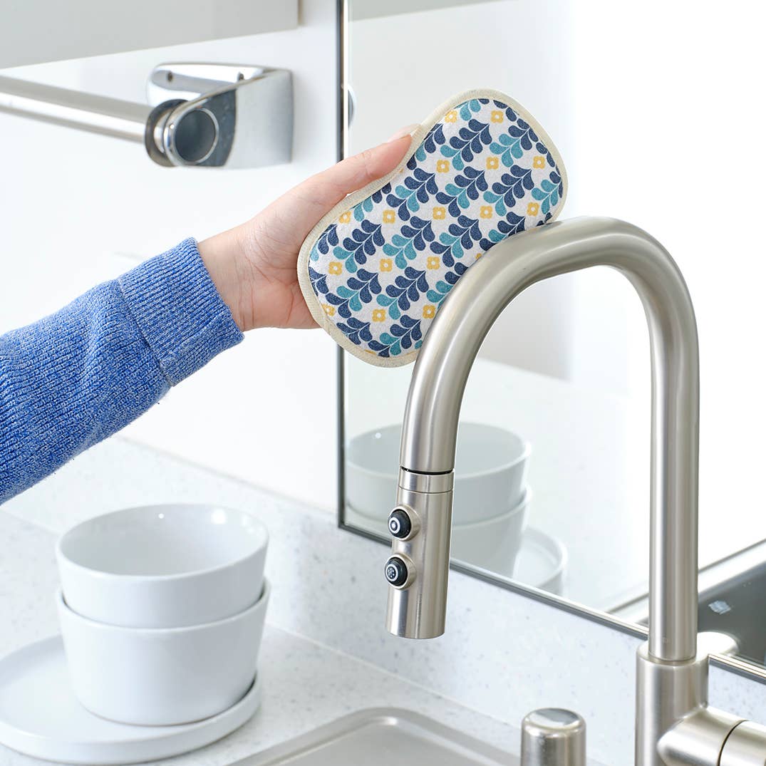 Colorful Leaves Scrubbies, Set of 4