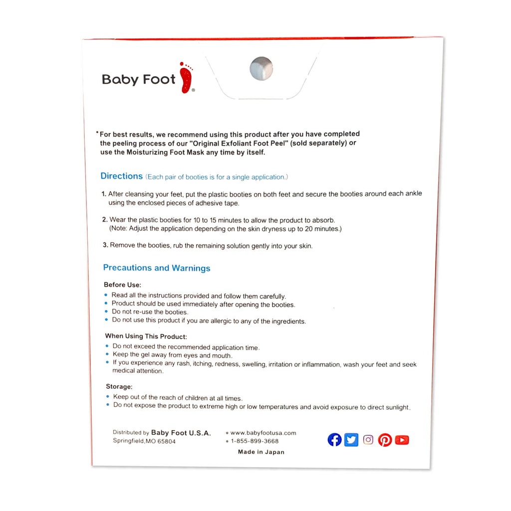 Moisturizing Foot Mask- Nourished Feet, All Season Long!