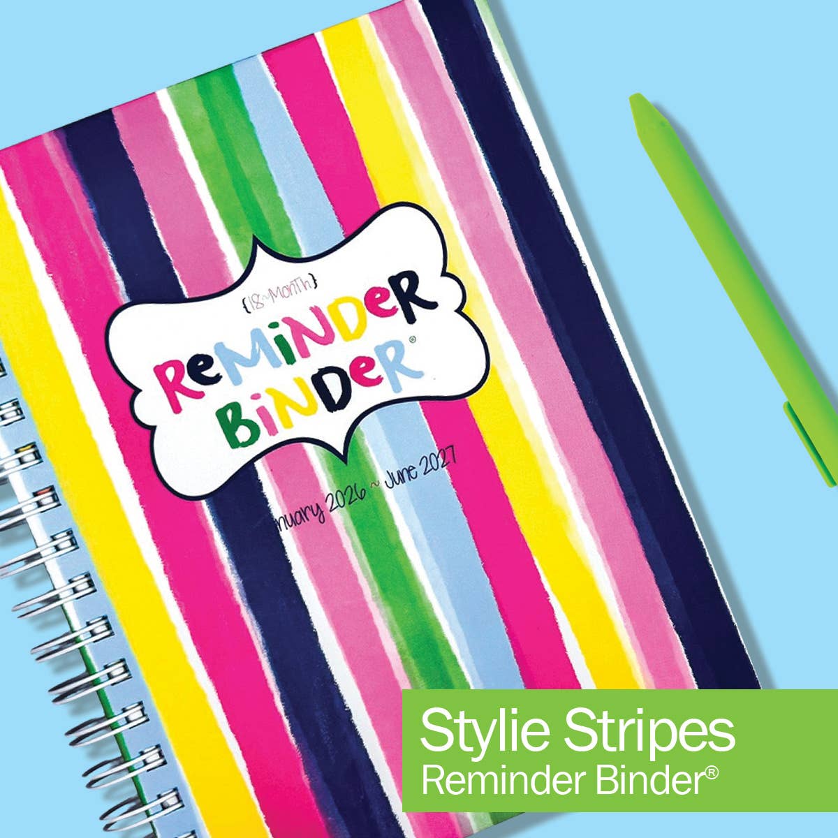 NEW! Reminder Binder® Planner [Jan 26-June 27] | Open Stock