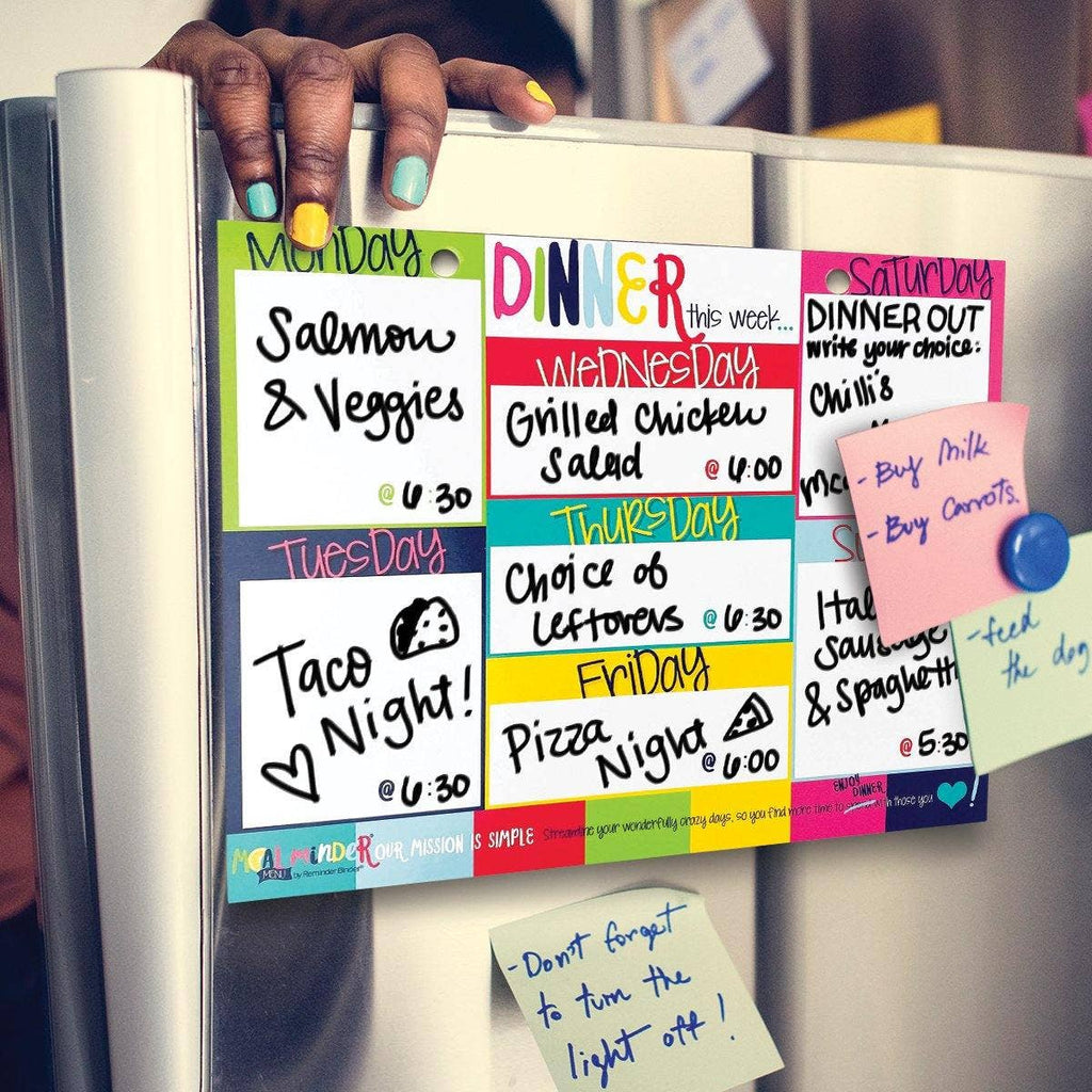 52-Week Meal Minder® Weekly Menu Planner Pad | Open Stock
