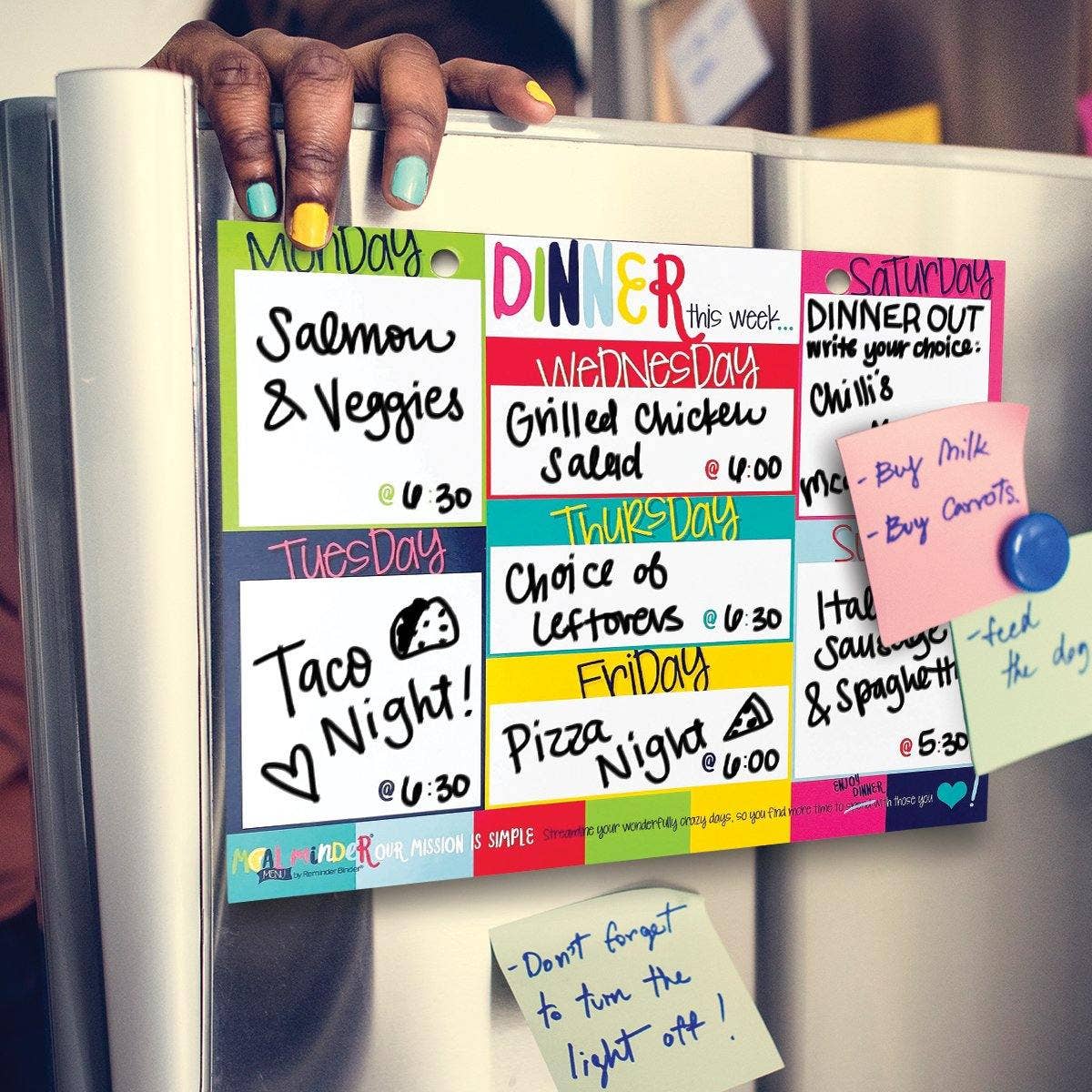 52-Week Meal Minder® Weekly Menu Planner Pad | Open Stock