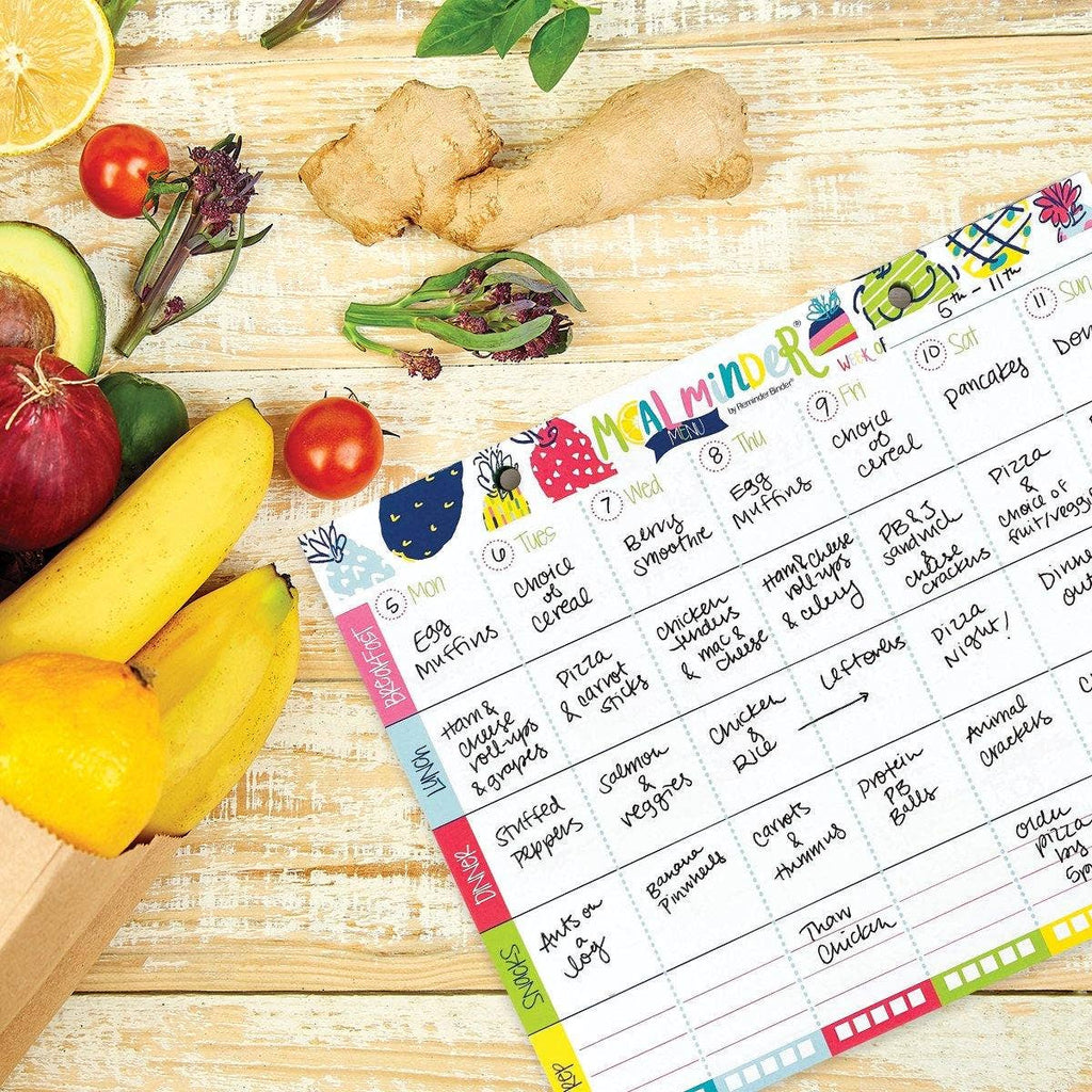 52-Week Meal Minder® Weekly Menu Planner Pad | Open Stock