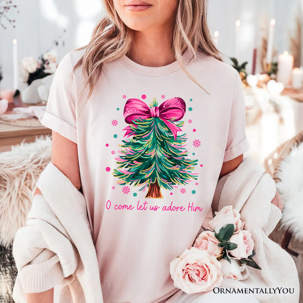 O Come Let Us Adore Him T‑Shirt