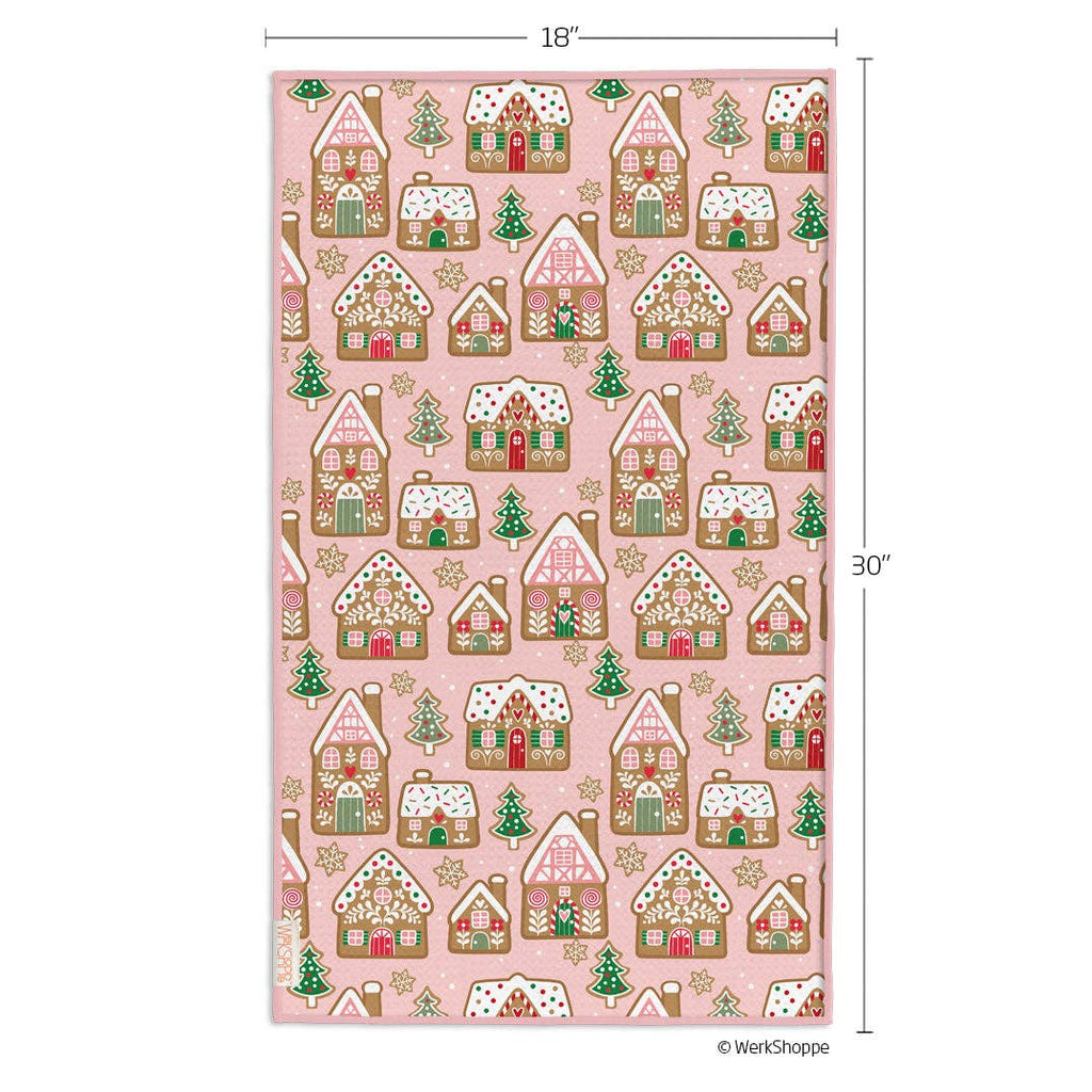 Gingerbread Cookies Christmas Microfiber Kitchen Towel