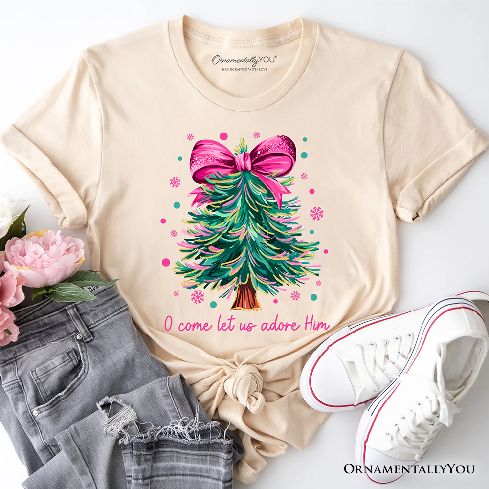 O Come Let Us Adore Him T‑Shirt