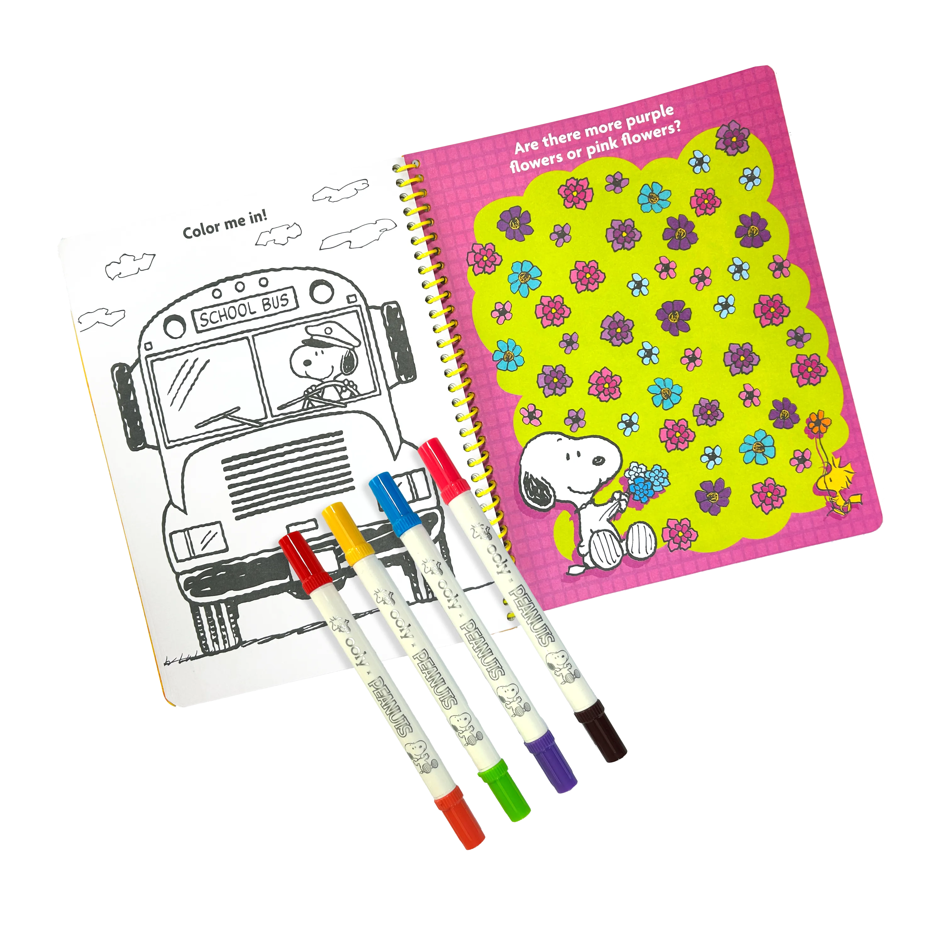 OOLY x Peanuts Activity Travel Kit & Double-Ended Markers