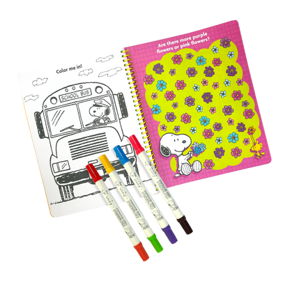 OOLY x Peanuts Activity Travel Kit & Double-Ended Markers