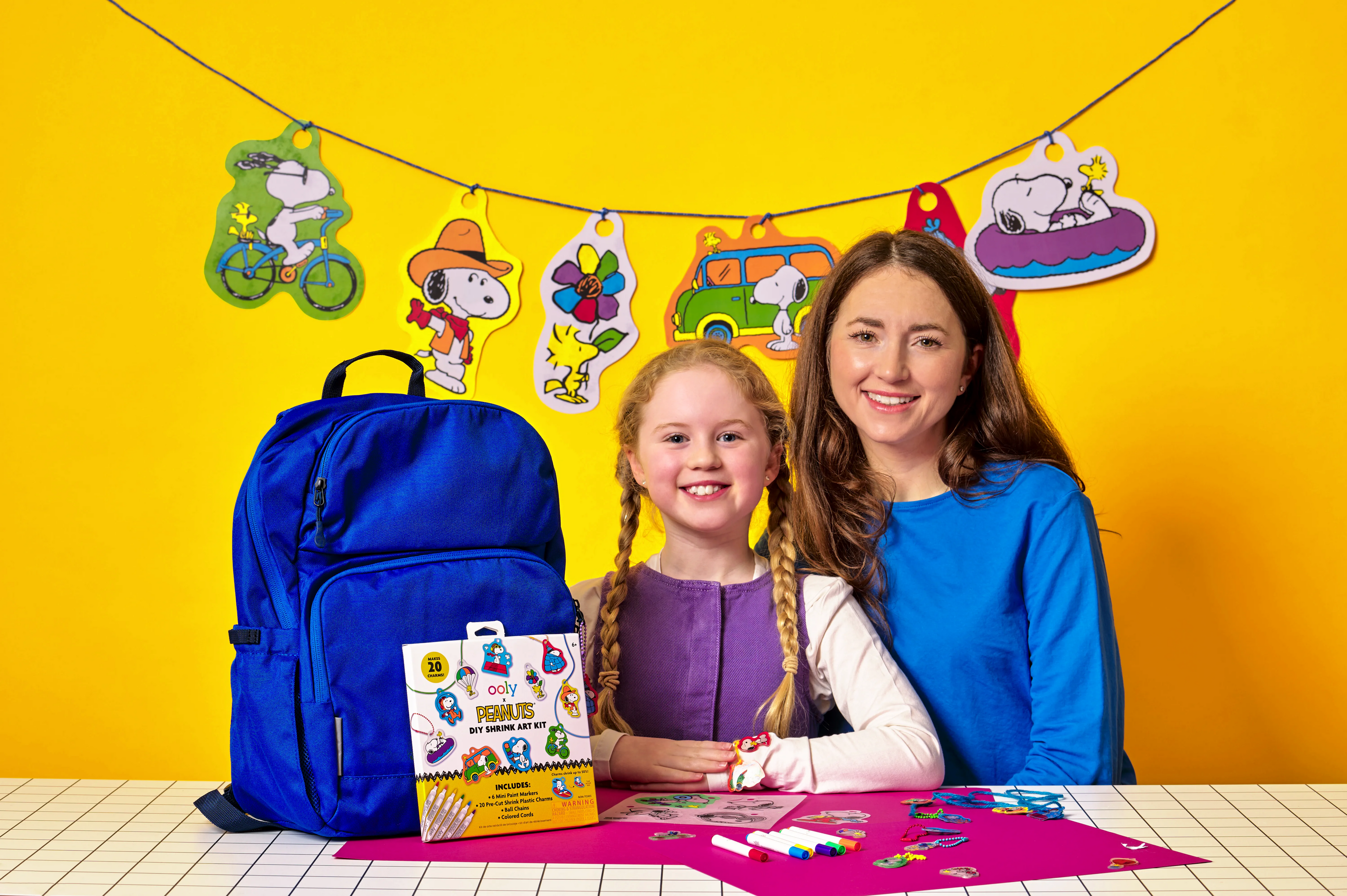 OOLY x Peanuts DIY Shrink Art Kit