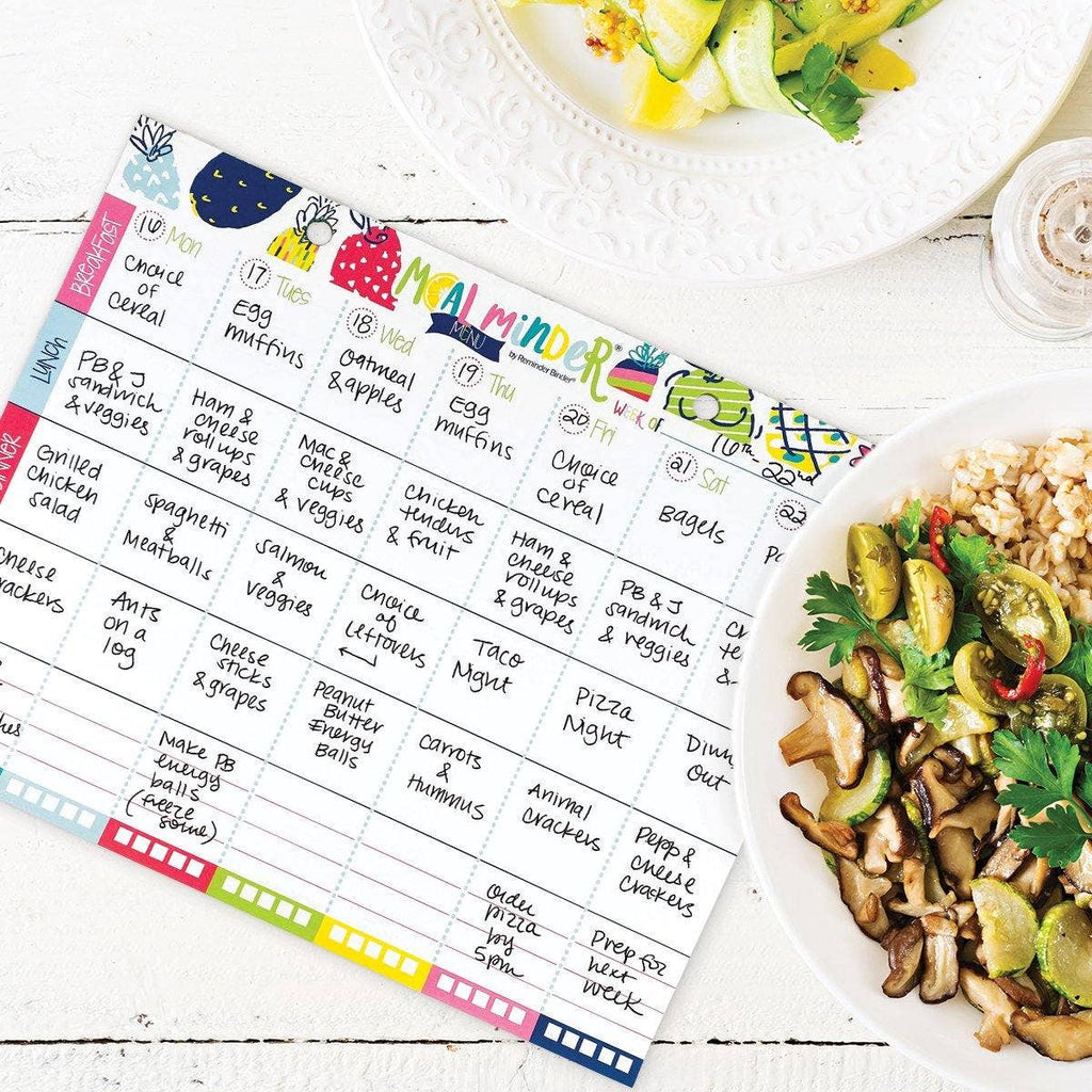 52-Week Meal Minder® Weekly Menu Planner Pad | Open Stock