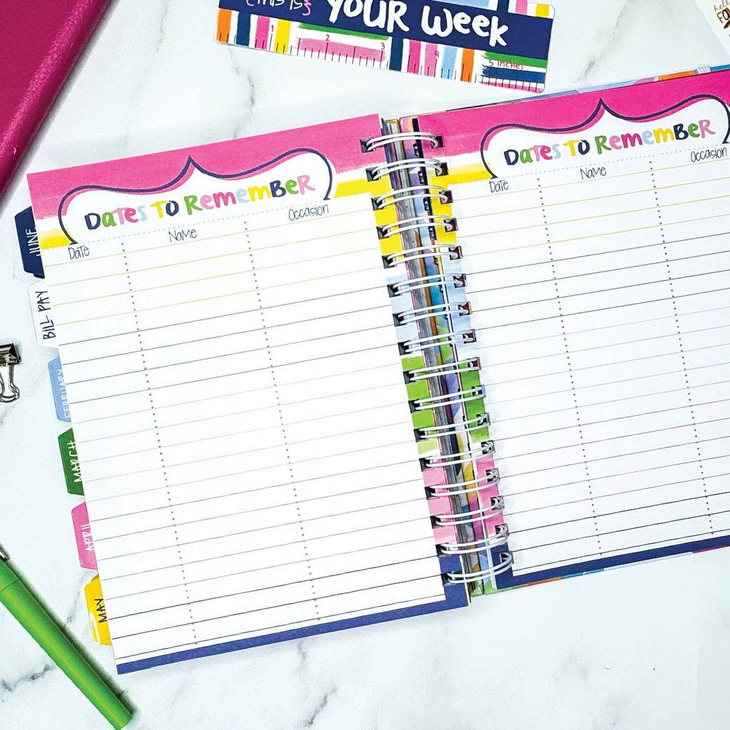 NEW! Reminder Binder® Planner [Jan 26-June 27] | Open Stock