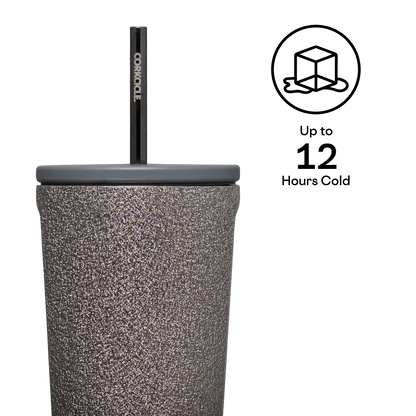Steel Shadow Cold Cup 24 oz. Insulated Tumbler with Straw - Corkcicle