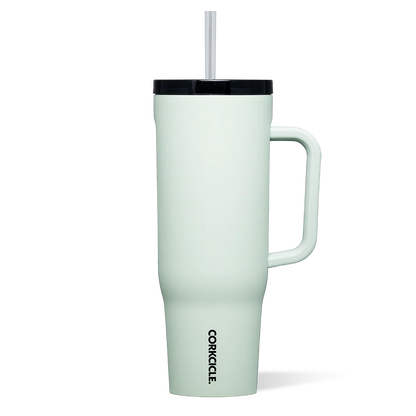 Sage Mist Cruiser Insulated Tumbler with Handle 40 oz. - Corkcicle