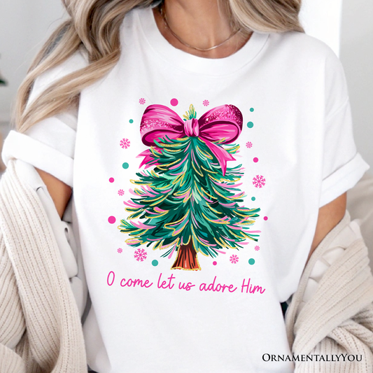 O Come Let Us Adore Him T‑Shirt