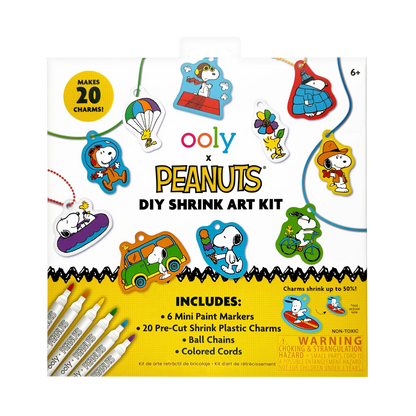 OOLY x Peanuts DIY Shrink Art Kit