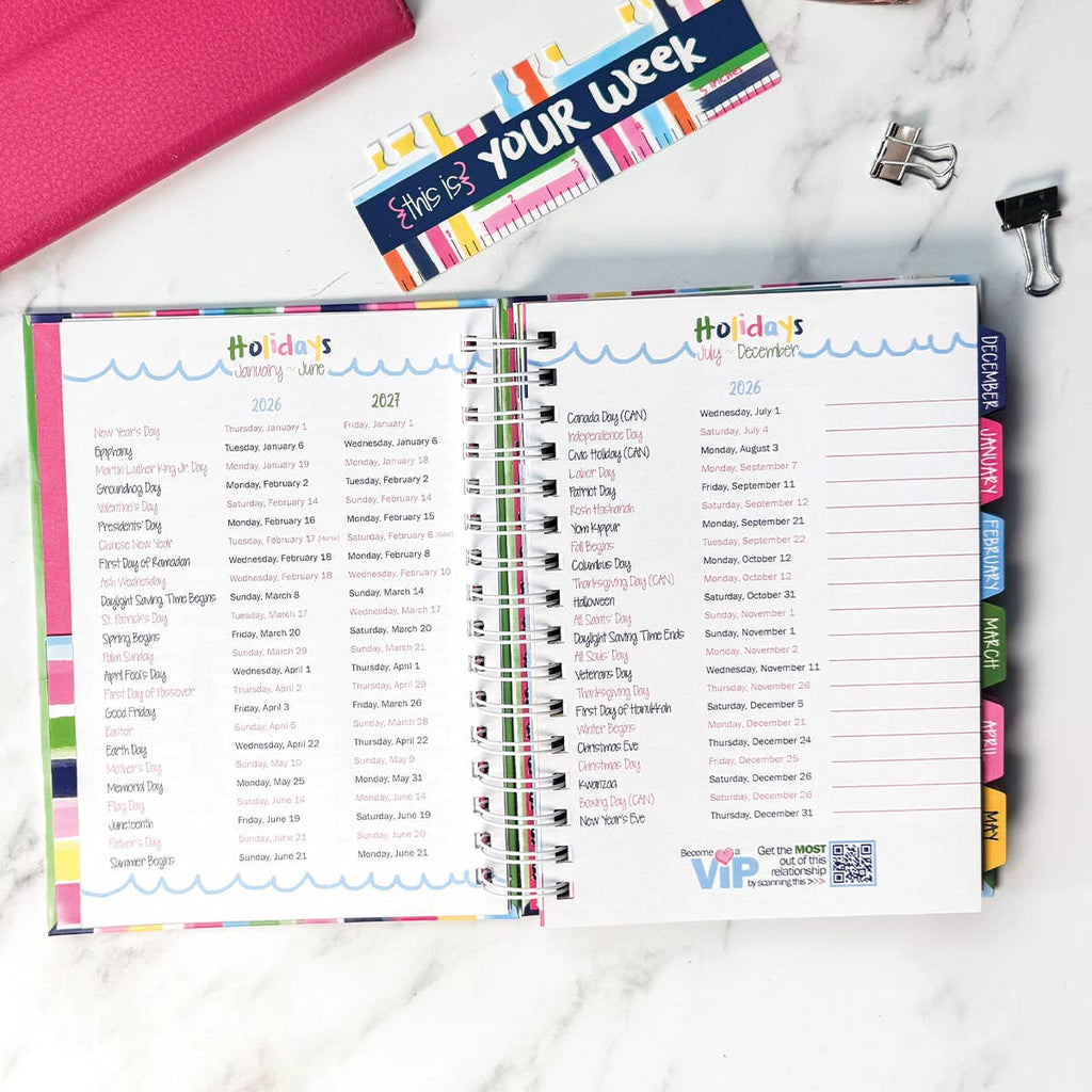 NEW! Reminder Binder® Planner [Jan 26-June 27] | Open Stock