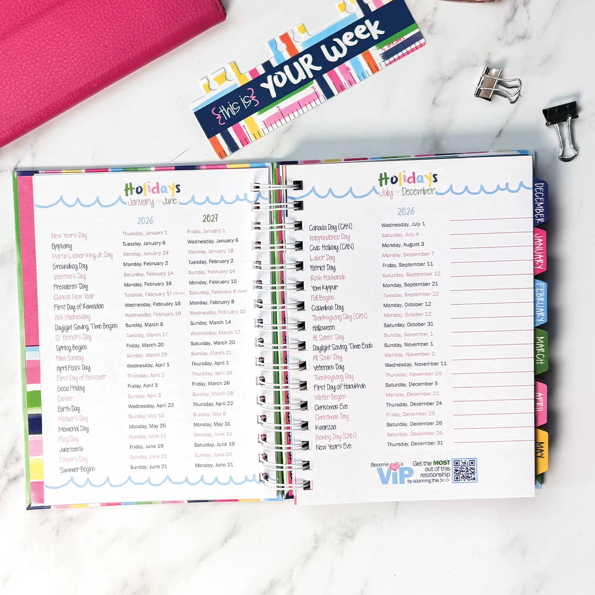 NEW! Reminder Binder® Planner [Jan 26-June 27] | Open Stock