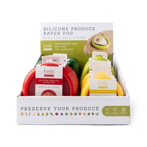 Krumbs Kitchen Silicone Produce Saver Pods Assortment