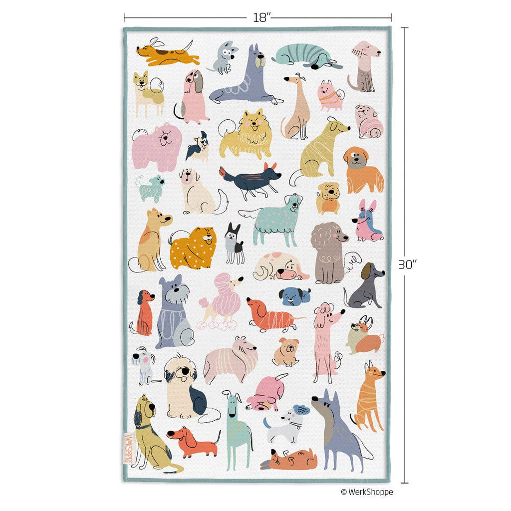 If Dogs Could Talk Microfiber Kitchen Towel