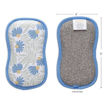 Blue Coneflower Scrubbies, Set of 4