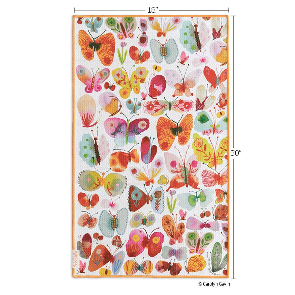 Belize Butterflies | Microfiber Kitchen Dish Towel