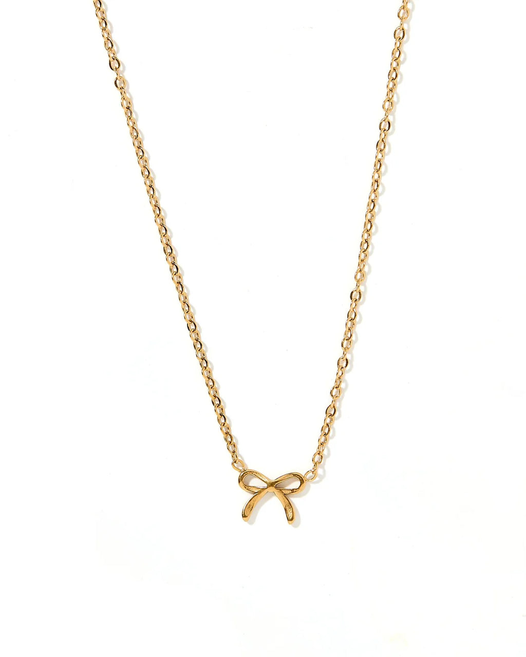 Sadie Bow Gold Necklace