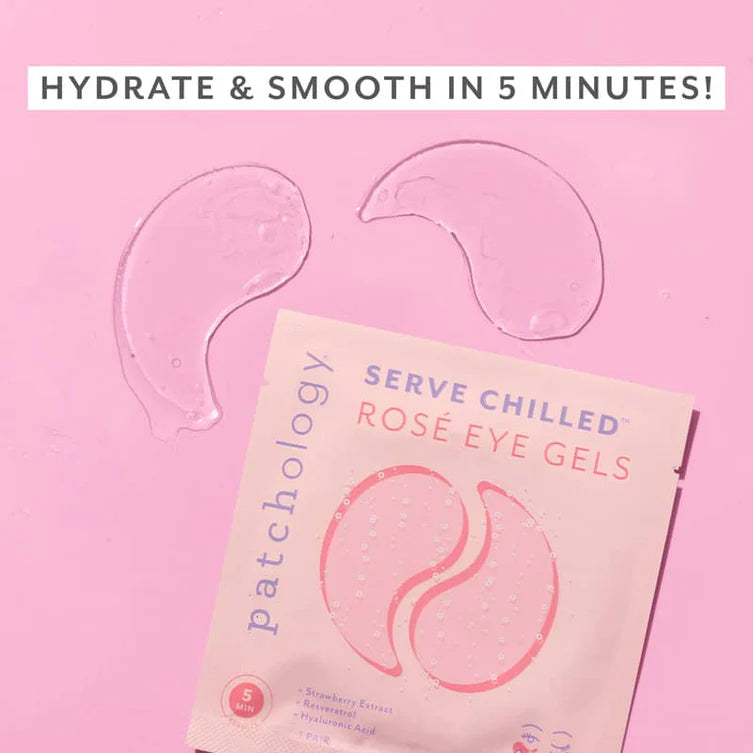 Patchology - Rosé Serve Chilled™ Hydrating Under Eye Masks - 5 Pairs