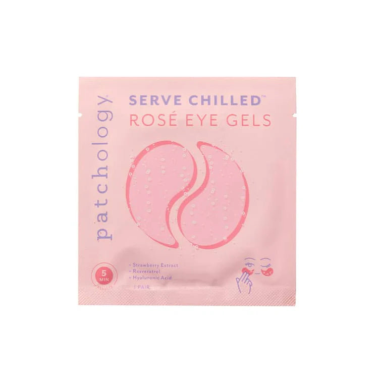 Patchology - Rosé Serve Chilled™ Hydrating Under Eye Masks - 5 Pairs