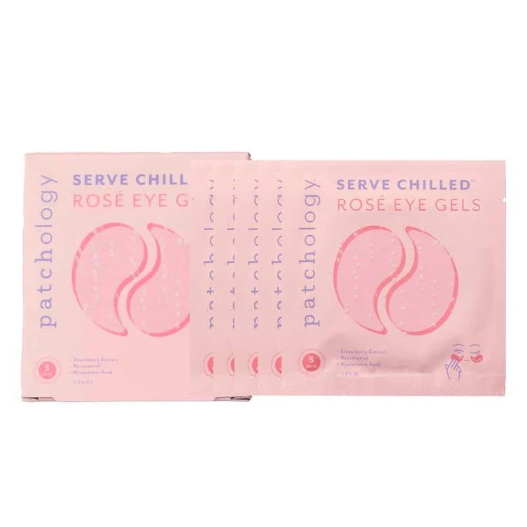 Patchology - Rosé Serve Chilled™ Hydrating Under Eye Masks - 5 Pairs