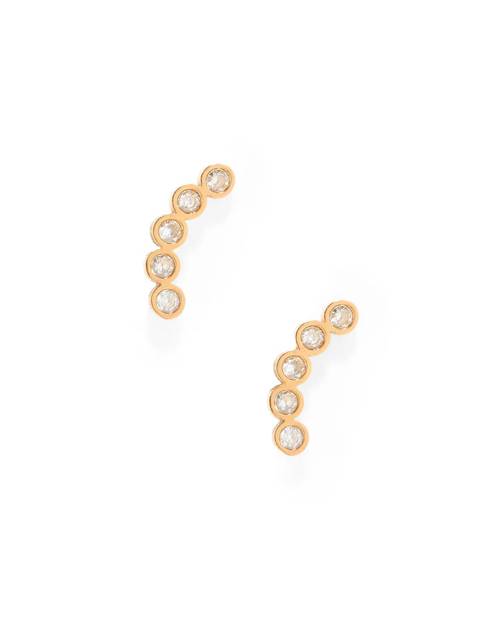 Abigail Sparkle - Screwback Stud Earrings