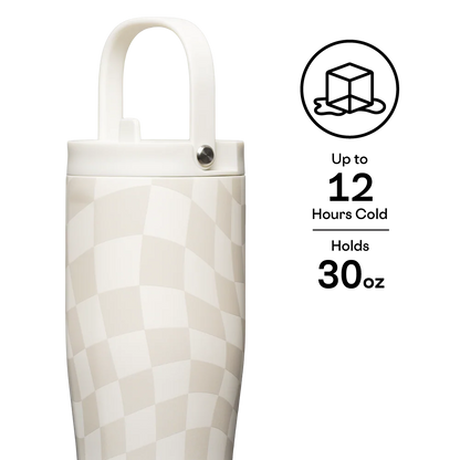 Wavy Checkerboard Go Cup XL 30 oz. - Corkcicle